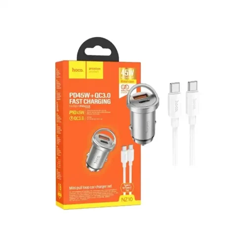 Auto Punjač Brzi Type C Kabel PD45W NZ10 Handy