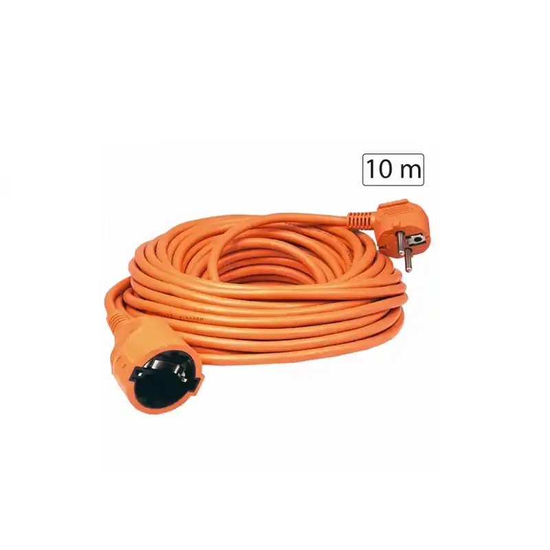 Produžni strujni kabel 1 utičnica 10m H05VV-F 3G NV 2-10/OR/1.5