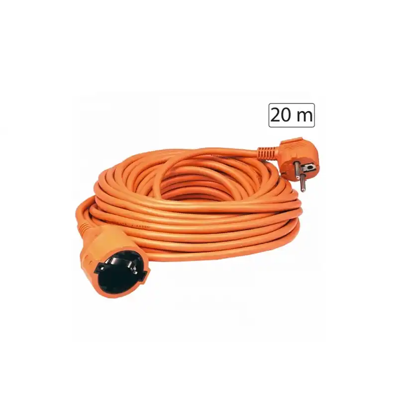 Produžni strujni kabel 1 utičnica 20m H05VV-F 3G NV 2-20/OR/1.5