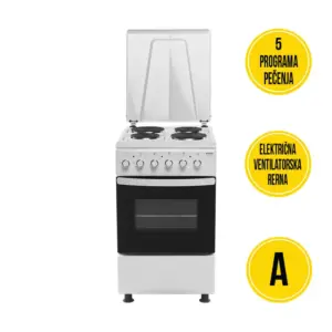 Električni šporet beli Vivax FC-04502 WH
